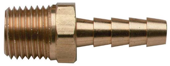 MOELLER 1/4 NPT X 3/8' BRS BARB M THRD - 03340510