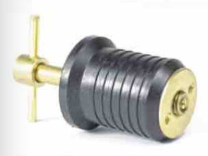 MOELLER DRAIN PLUG - TWIST TURN BRASS 1' - 05306110