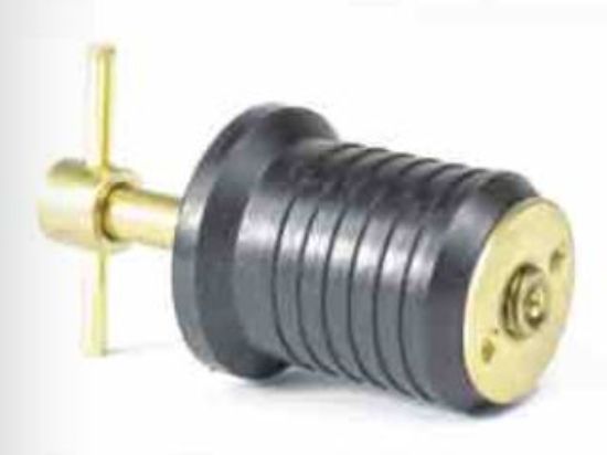MOELLER DRAIN PLUG - TWIST TURN BRASS 1' - 05306110