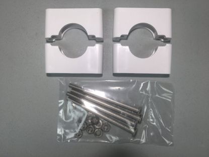 MORAD PAIR OF SPLIT MOUNTS W/ STAINLESS S - 9049