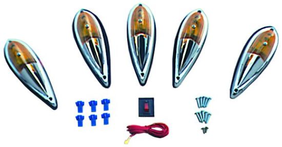 PACER PERF RUNNING LTS AMBER 5/PK - 20105