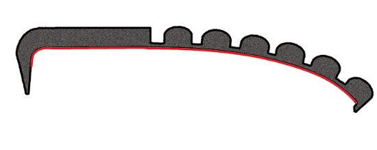 PACER PERF RAILGRD 16' KT SIDE RAILS - 21109