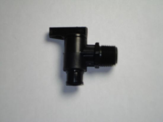 PETERSN MOLD 3/8' DRAIN VALVE MALE PIPE THREAD - 18964BLACK