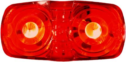 PETERSON MFG LED M/C PC MV RECT DBL BULLS-EYE 4' - 38RMVBT2