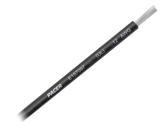 PACER 12 AWG UL BK TC WIRE 100FT RL - WUL12BK100