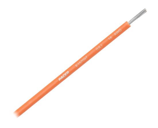 PACER 16 AWG UL OR TC WIRE 100FT RL - WUL16OR100