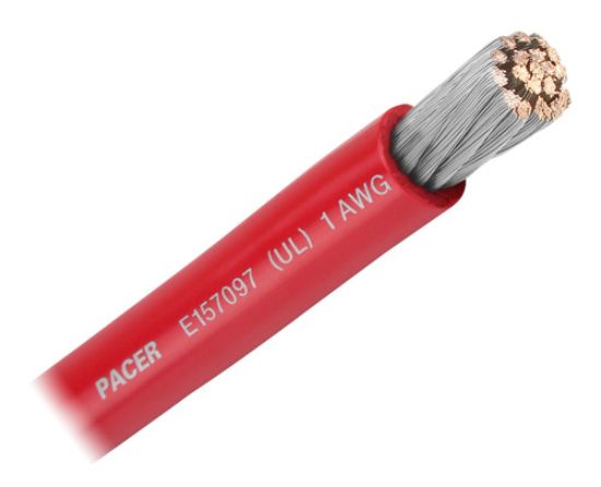 PACER 1 AWG UL RD TC WIRE 50FT RL - WUL1RD50