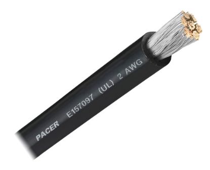 PACER 2 AWG UL BK TC WIRE 100FT RL - WUL2BK100