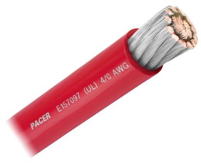 PACER 4/0 UL RD TC WIRE 25FT RL - WUL40RD25