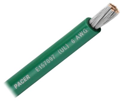 PACER 6 AWG UL GN TC WIRE 100FT RL - WUL6GN100