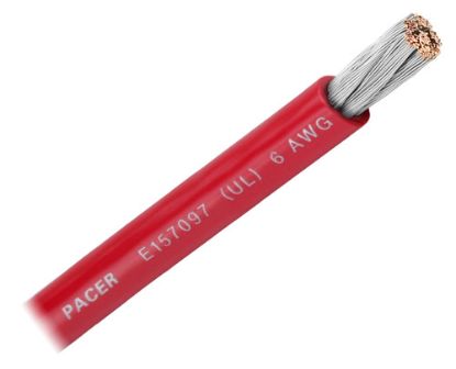 PACER 6 AWG UL RD TC WIRE 100FT RL - WUL6RD100