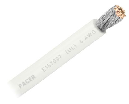 PACER 6 AWG UL WH TC WIRE 100FT RL - WUL6WH100