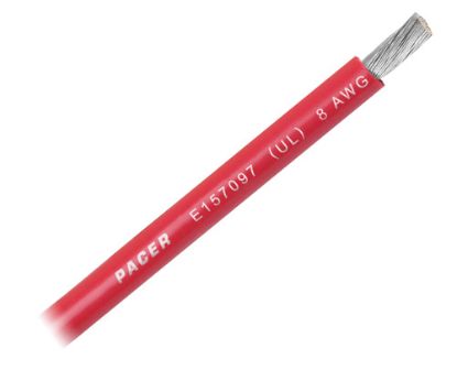 PACER 8 AWG UL RD TC WIRE 100FT RL - WUL8RD100