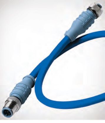 MARETRON MID DOUBLE-ENDED CORDSET  3M  BLUE - DMDB1DF030