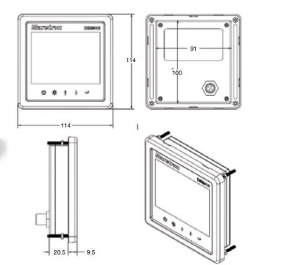 MARETRON INSTRU. DISPLAY DSM 410 4.1'COLOR - DSM41001