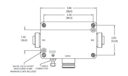 MARETRON MINI POWERTAP W/FUSE FEMALETOFEMALE - NFNM4PNF