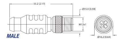 MARETRON TERMINATION RESISTOR  MICRO  MALE - TRCM
