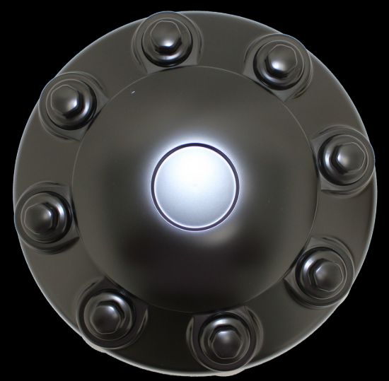 PHOENIX USA BLACK HUB COVER ABS FRONT 19.5 IN 8 - Q822BF