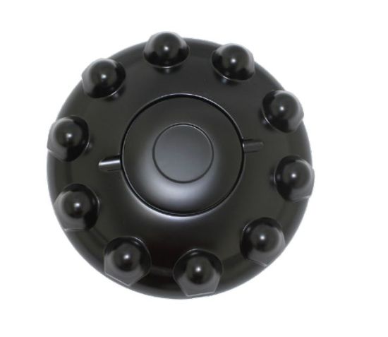 PHOENIX USA BLACK HUB COVER KIT ABS BLK FRONT 1 - QH1200BAS
