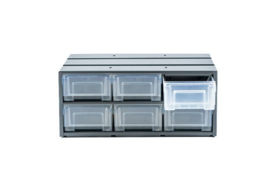 MASTERACK 6-DRAWER COMP. CAB. - 7HX18.5WX12D - 02D641KP