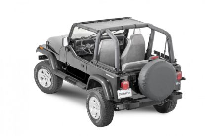 MASTERTOP MESH BIMINI 87-95 WRGLR BLK - 14200101