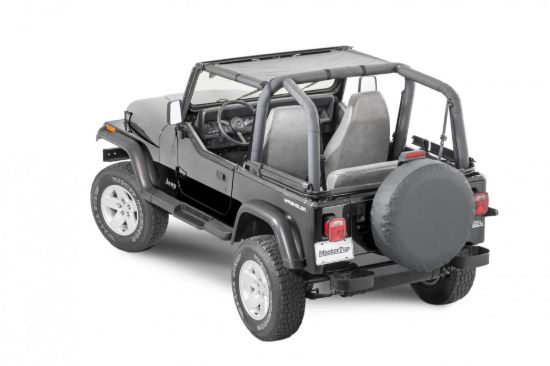 MASTERTOP MESH BIMINI 87-95 WRGLR BLK - 14200101