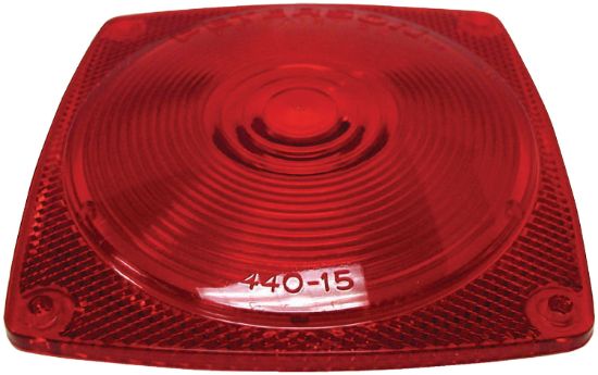 PETERSON MFG REPL REAR LENS RED - 44015