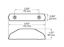 PETERSON MFG LED M/C P2 RECT TL 4.5'X.9'  MV - 60RMV