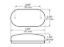 PETERSON MFG LED M/C PC MV OBLG 4.125'X2' - M35RMV