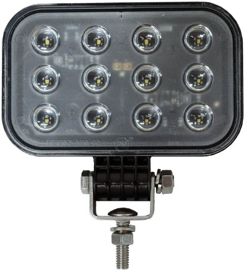 PETERSON MFG LED WORK LGT SQR PED MNT W/AMP HSG - M906MVAMP