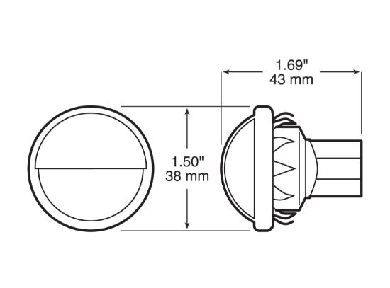 PETERSON MFG LED LICENSE LIGHT - V298C