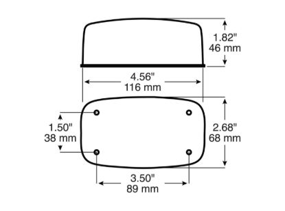PETERSON MFG SM REAR STOP TURN & TAIL - V306R