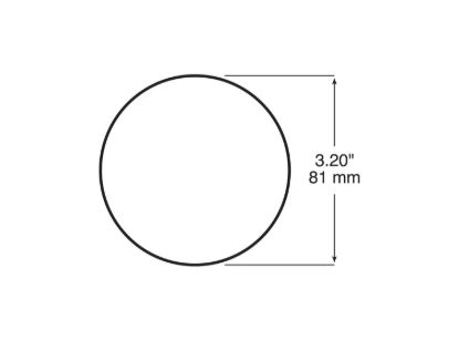 PETERSON MFG 3' STK ON RND REFLECTOR A - V475A