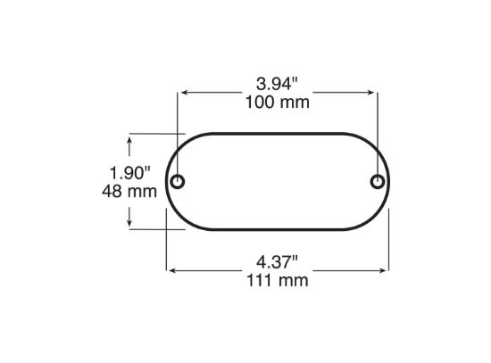 PETERSON MFG 2PK REFLECTOR AMBER - V480A