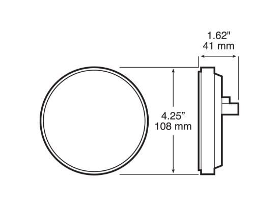 PETERSON MFG 4' LED STOP&TAIL LIGHT - V826KR7