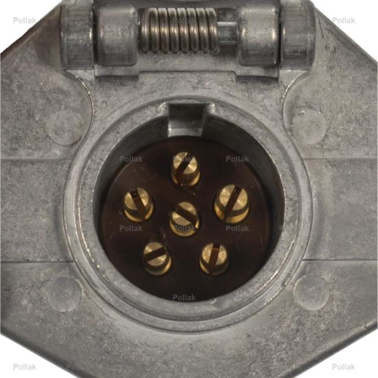 POLLAK 6-WAY CONNECTOR SOCKET - 11607P