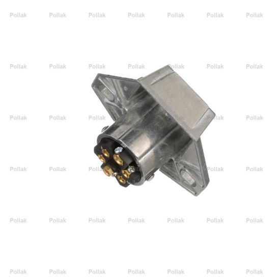 POLLAK 7-WAY CONNECTOR SOCKET W/ - 11720EP