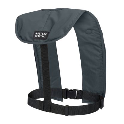 MUSTANG SURV MIT 70 MANUAL INFLATABLE PFD GREY - MD4041191