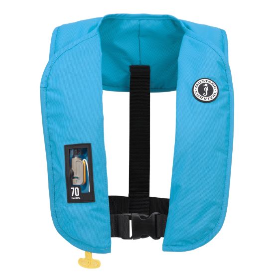 MUSTANG SURV MIT 70 MANUAL INFLATABLE PFD BLUE - MD4041268