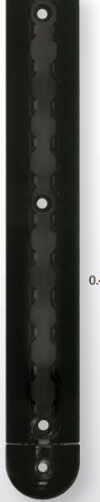 PHOENIX USA TOW RAX BLACK END CAP FOR DOMED AL - SPDE