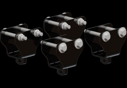 PULLRITE SHORT MOUNTING FEET SET 4 - 2911