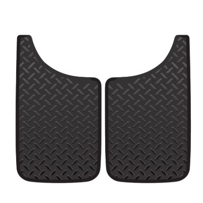 PLASTICOLOR MUD GUARD DIAMOND PLATE 11X19 - 000548R01