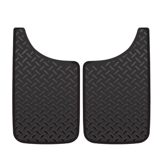 PLASTICOLOR MUD GUARD DIAMOND PLATE 11X19 - 000548R01