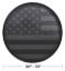 PLASTICOLOR AMERICAN FLAG BLACK & GRAY TIRE COV - 000792R01