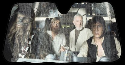 PLASTICOLOR STAR WARS MILLENIUM FALCON SUNSHADE - 003700R01