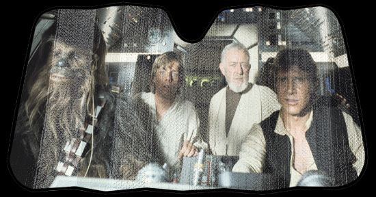 PLASTICOLOR STAR WARS MILLENIUM FALCON SUNSHADE - 003700R01