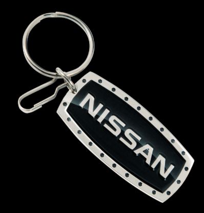 PLASTICOLOR NISSAN METAL LOGO KEY CHAIN - 004518R01