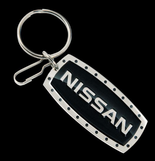 PLASTICOLOR NISSAN METAL LOGO KEY CHAIN - 004518R01