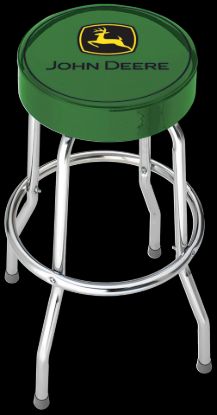 PLASTICOLOR JOHN DEERE LOGO GREEN STOOL - 004767R01