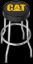 PLASTICOLOR CAT GARAGE STOOL - 004776R01